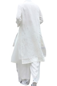 Chinese Tang costume men's Han suit Chinese Style Men's costume ancient costume long gown meditation suit Taoist robe Xianqi Kung Fu SHIRT CREW drama suit SKF001 detail view-8